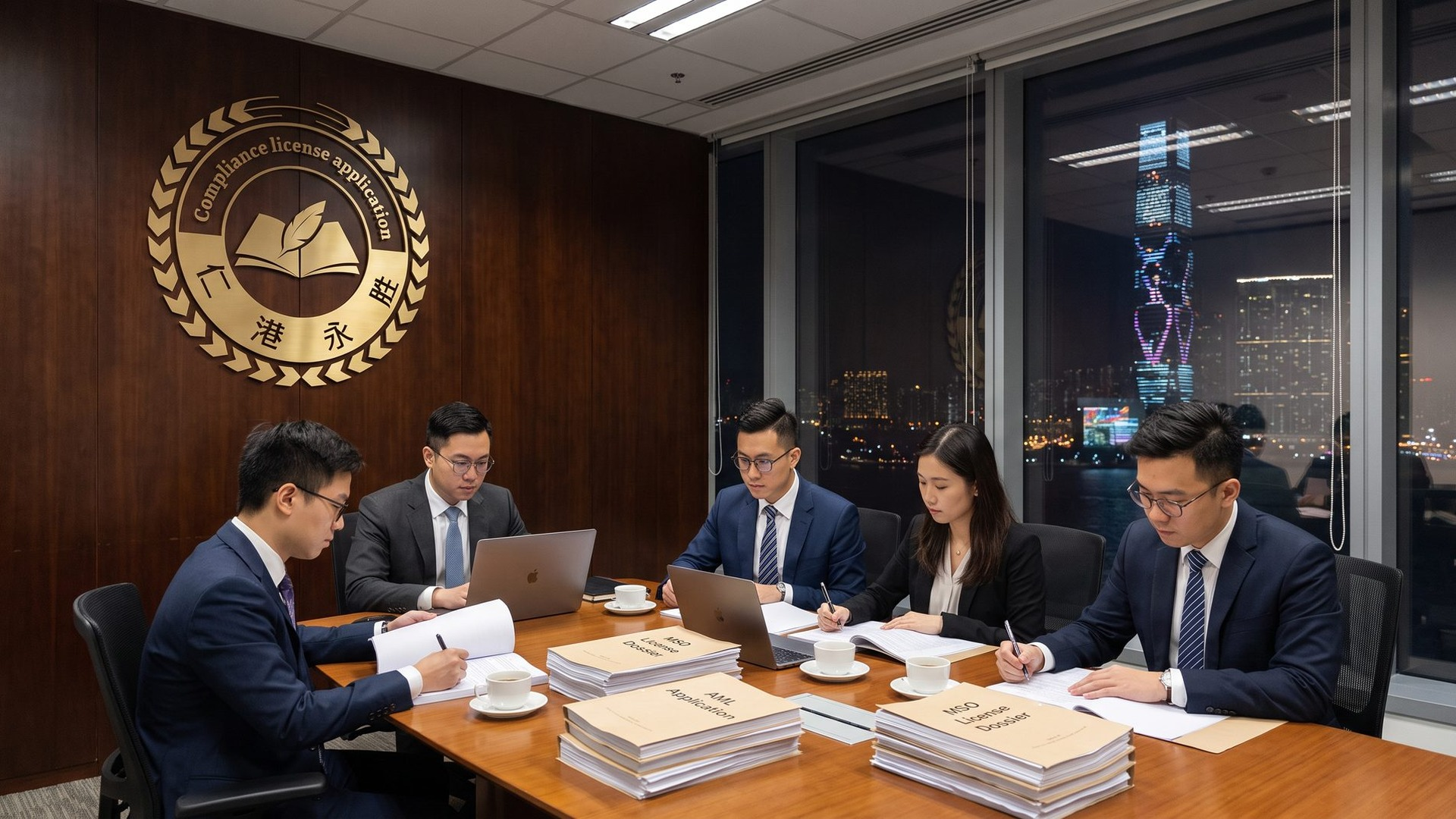 仁港永胜品牌会议场景示意